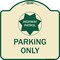 Signmission Highway Patrol Parking W/ Graphic Heavy-Gauge Aluminum Architectural Sign, 18" x 18", TG-1818-23906 A-DES-TG-1818-23906 - alternate 1